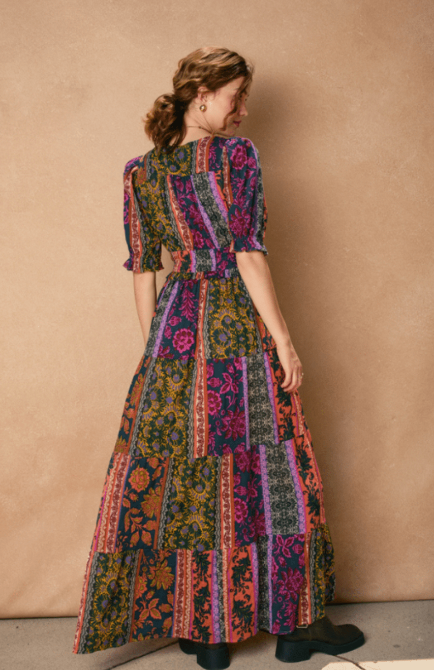 On The Road Cinched Waist Dress - Flea Boutiques