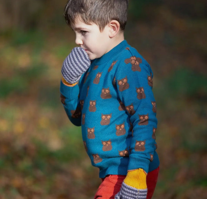 Owl Knitted Jumper - Flea Boutiques