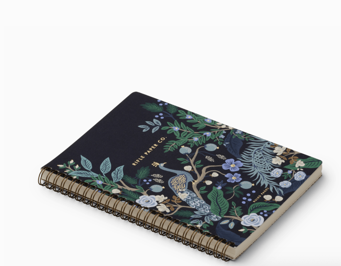 Peacock Spiral Notebook - Flea Boutiques
