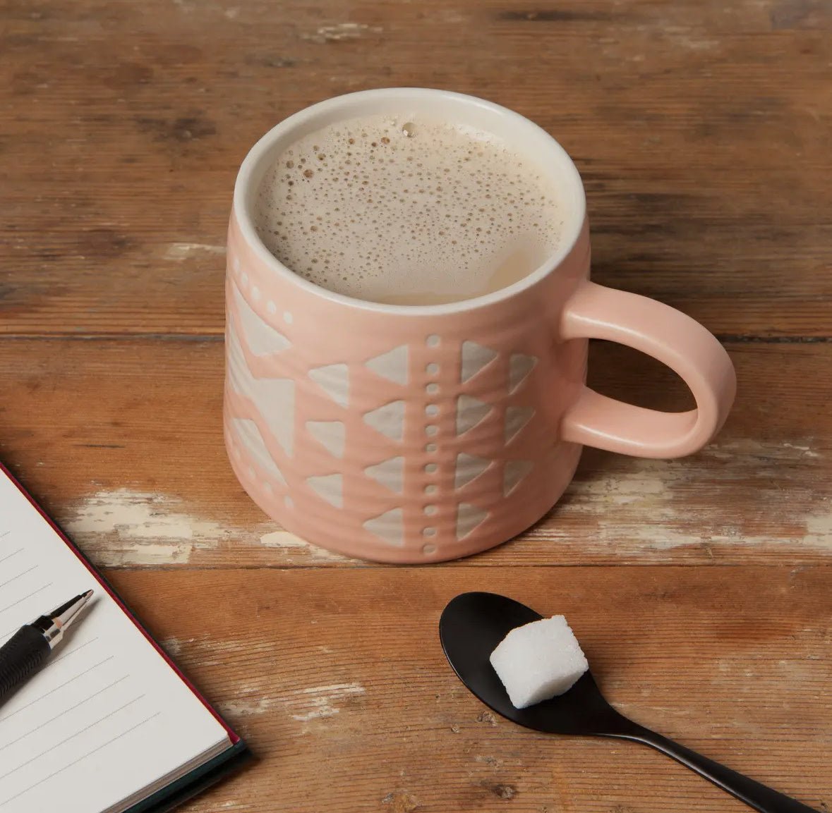 Pink Imprint Mug - Flea Boutiques