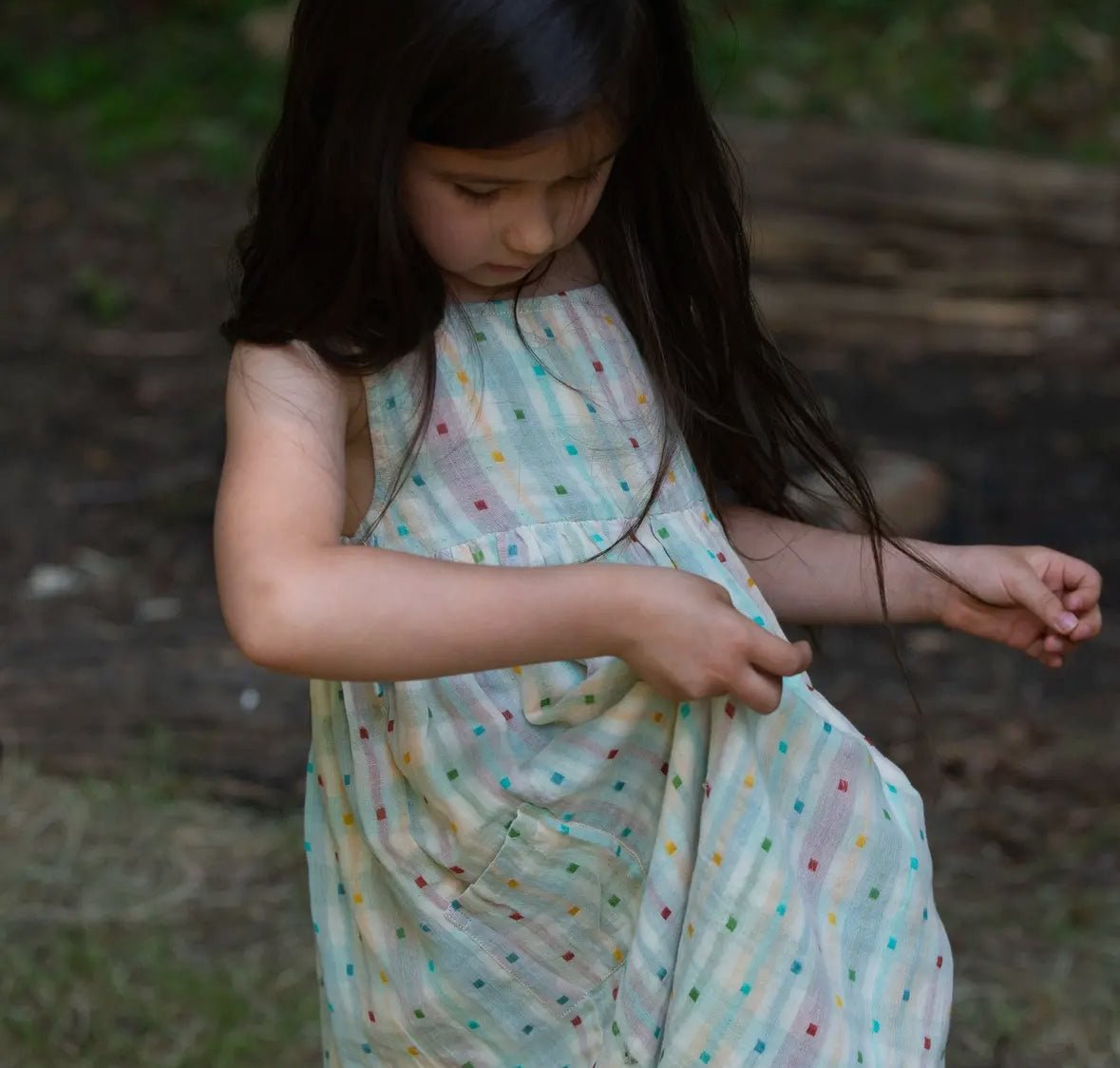 Rainbow Reversible Pinny Dress - Flea Boutiques