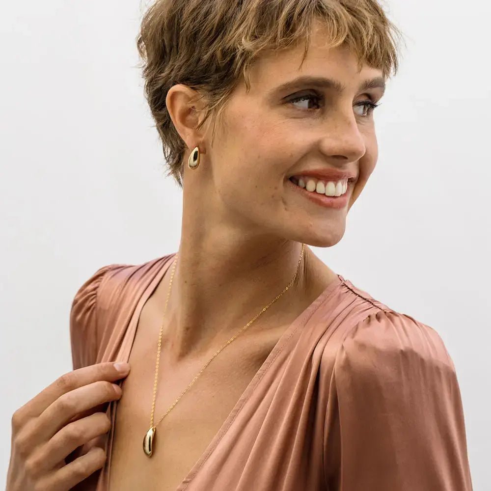 Raindrop Stud Earrings - Flea Boutiques