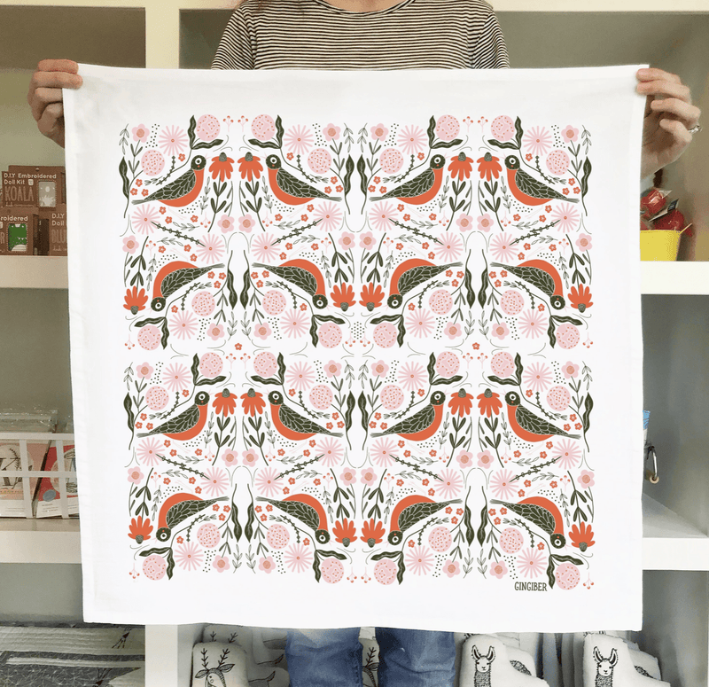 Robin Tea Towel - Flea Boutiques