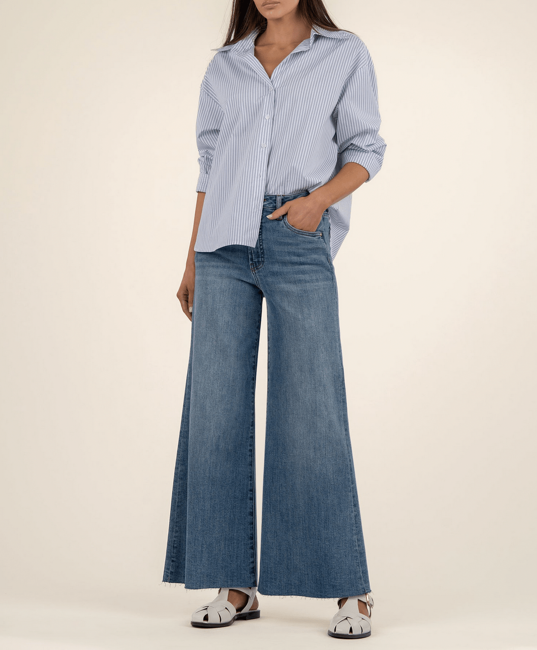 Ryan Hi Rise Super Wide Leg - Flea Boutiques