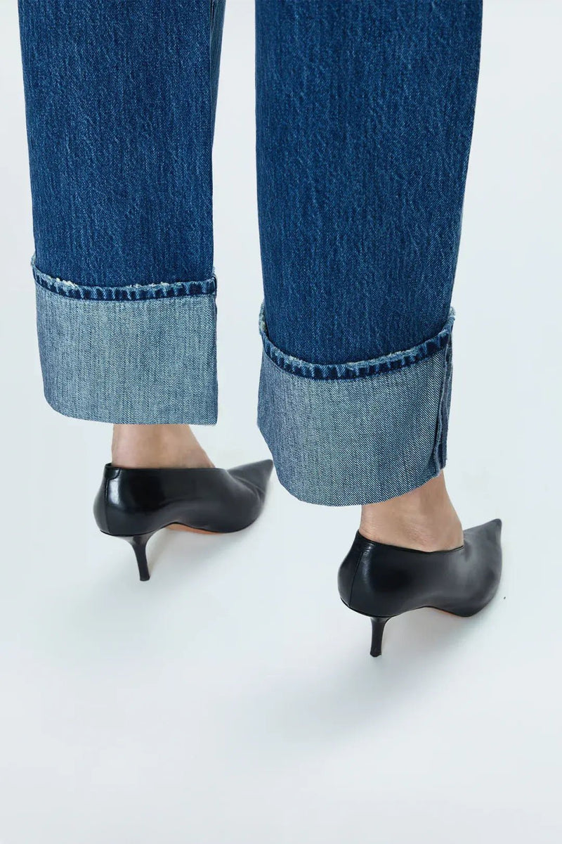 Ryder Hi Rise Cuffed Straight - Flea Boutiques