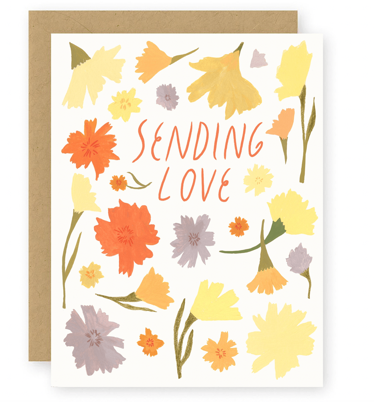 Sending Love Greeting Card - Flea Boutiques