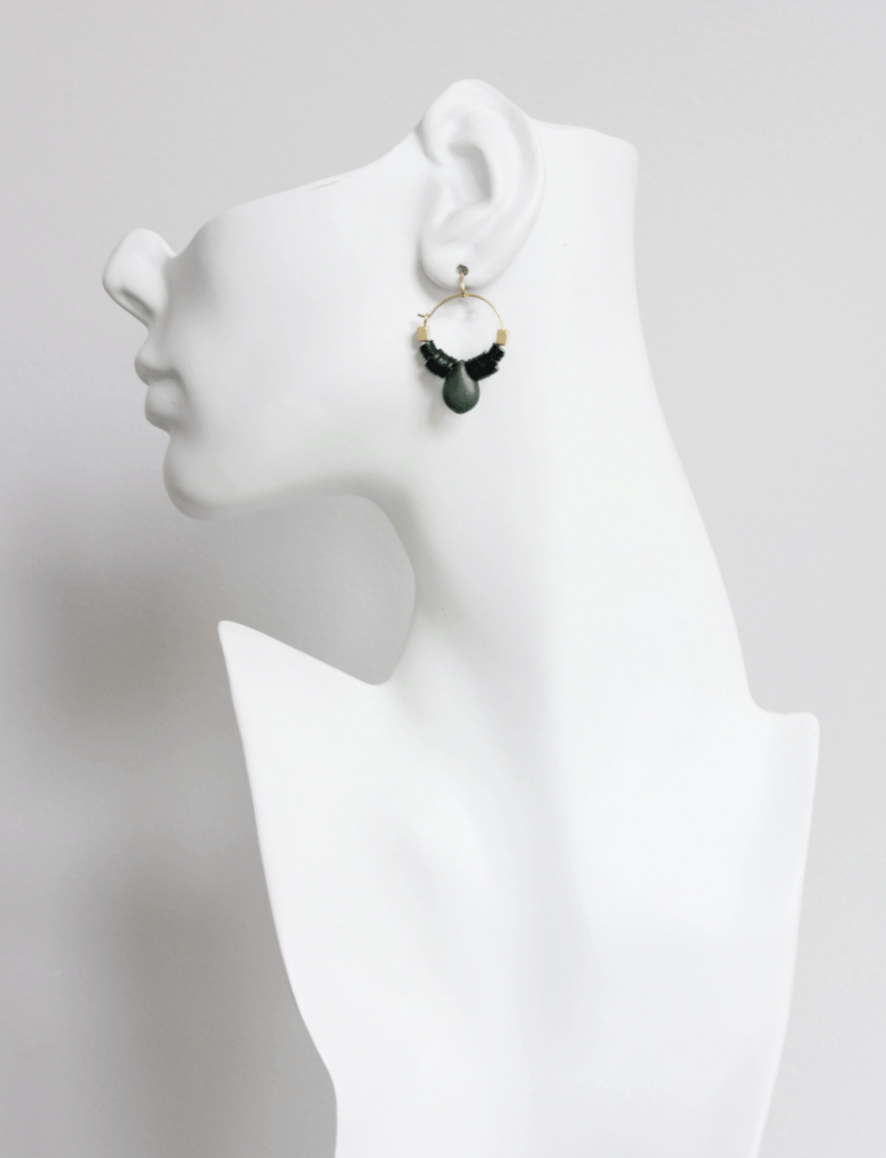 Small Teardrop Hoops - Flea Boutiques