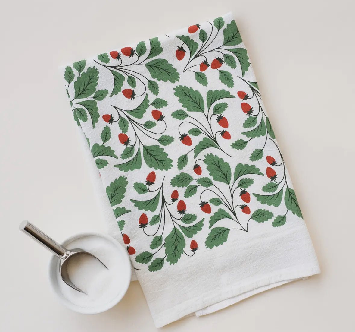 Strawberries Tea Towel - Flea Boutiques
