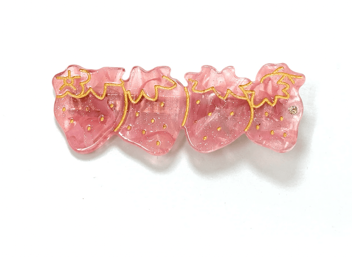 Strawberry Hair Clips - Flea Boutiques