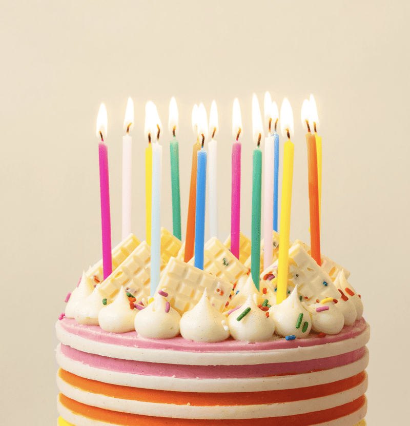 Tall Rainbow Candles - Flea Boutiques