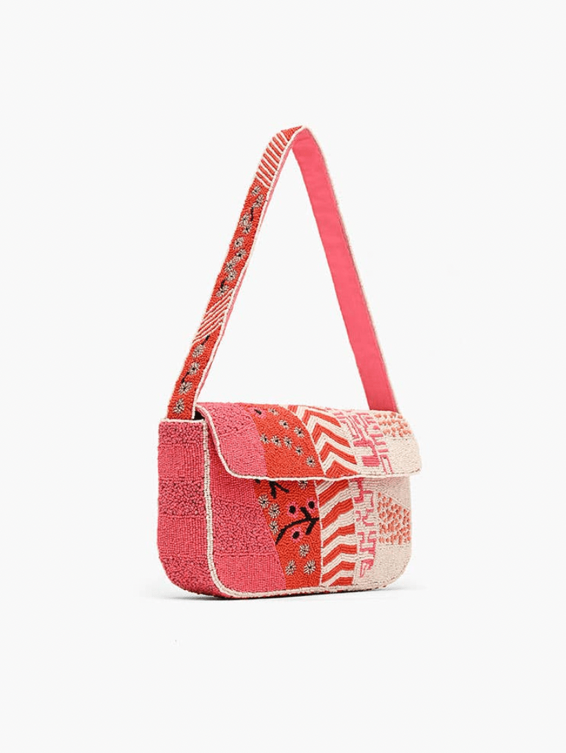 Tigerlily Beaded Shoulder Bag - Flea Boutiques