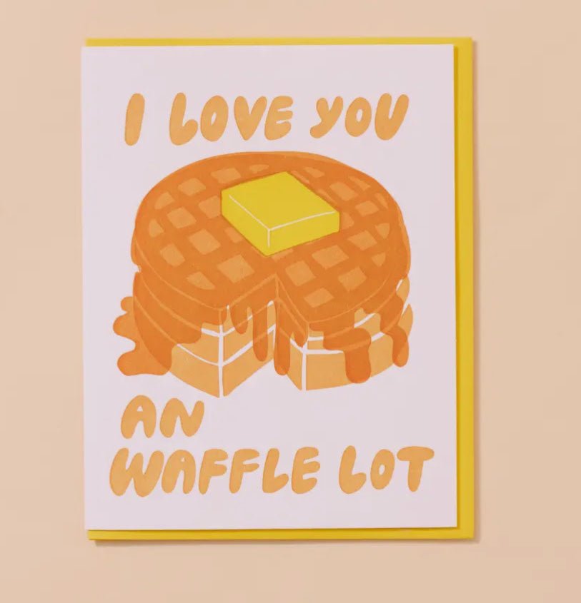 Waffle Lot Love Card - Flea Boutiques