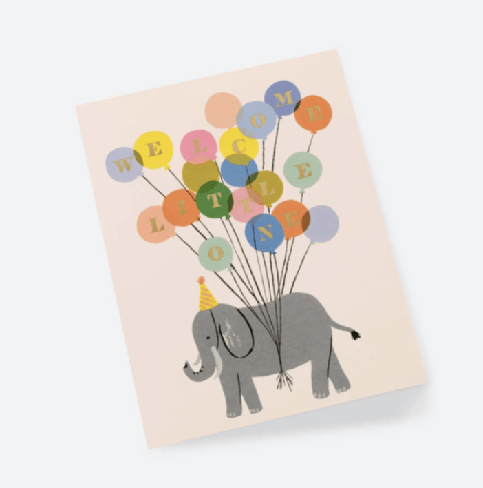 Welcome Elephant Card - Flea Boutiques