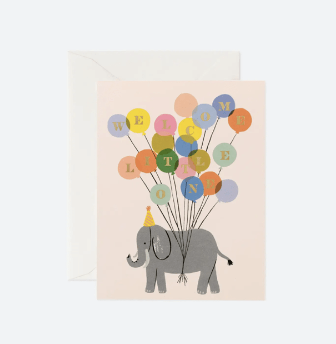 Welcome Elephant Card - Flea Boutiques