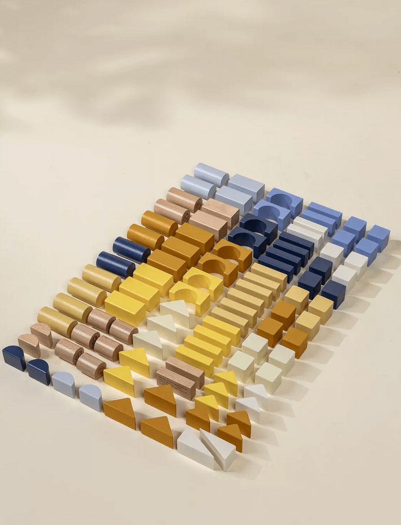 Wooden Construction Blocks Set - Flea Boutiques