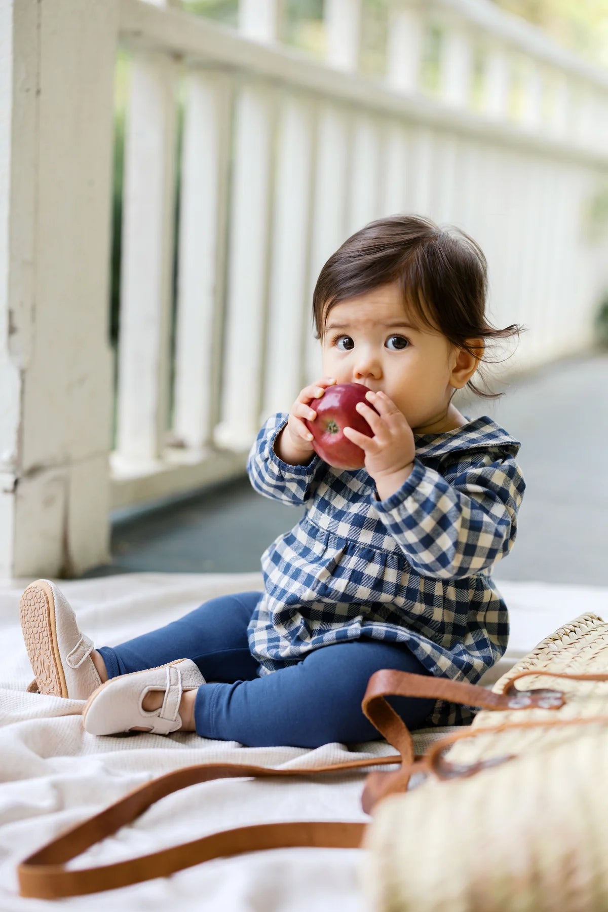 Colored Organics Myra Flannel Bubble Romper
