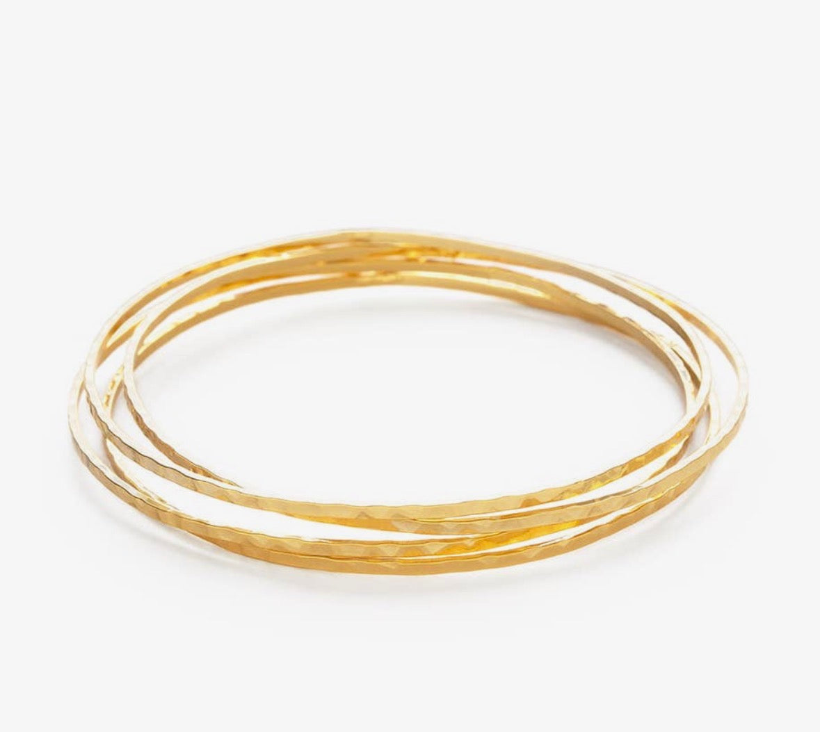 Hammered Bangles