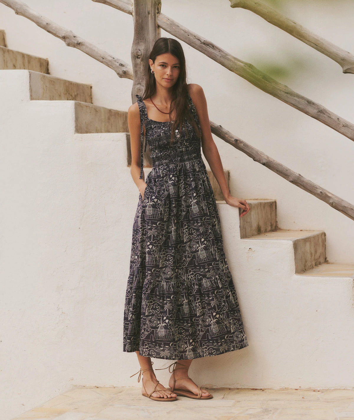 Marine Layer Carmen Smocked Dress