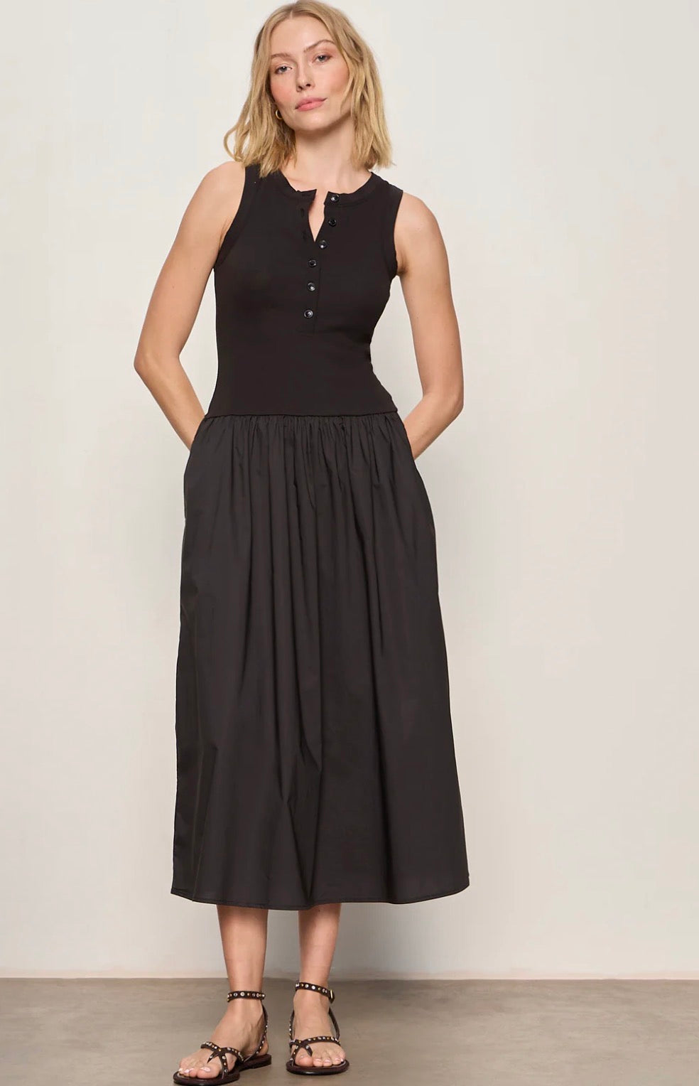 Sanctuary Breakaway Mix Media Dress