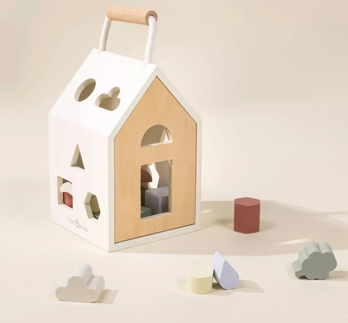Coco Village Wooden Shapes Sorting House
