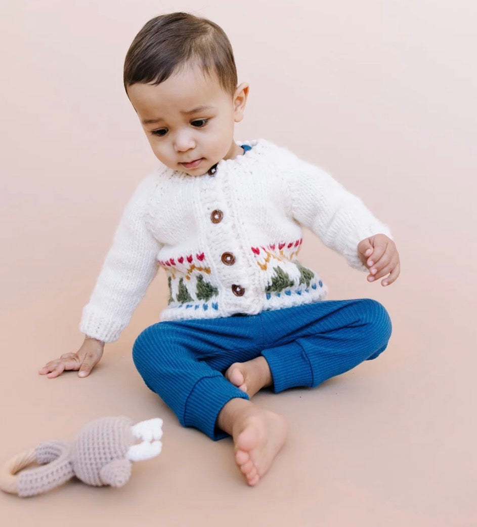 The Blueberry Hill Tree Fair Isle Cardigan