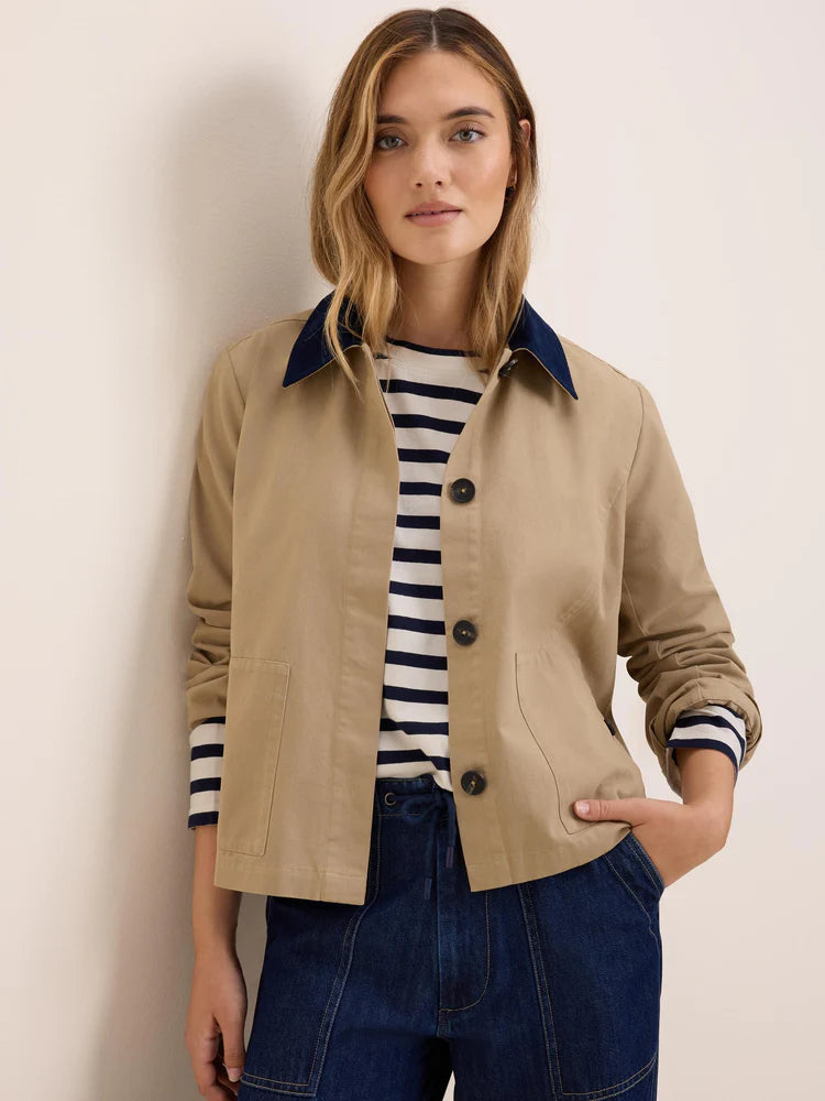 Cord Collar Twill Jacket