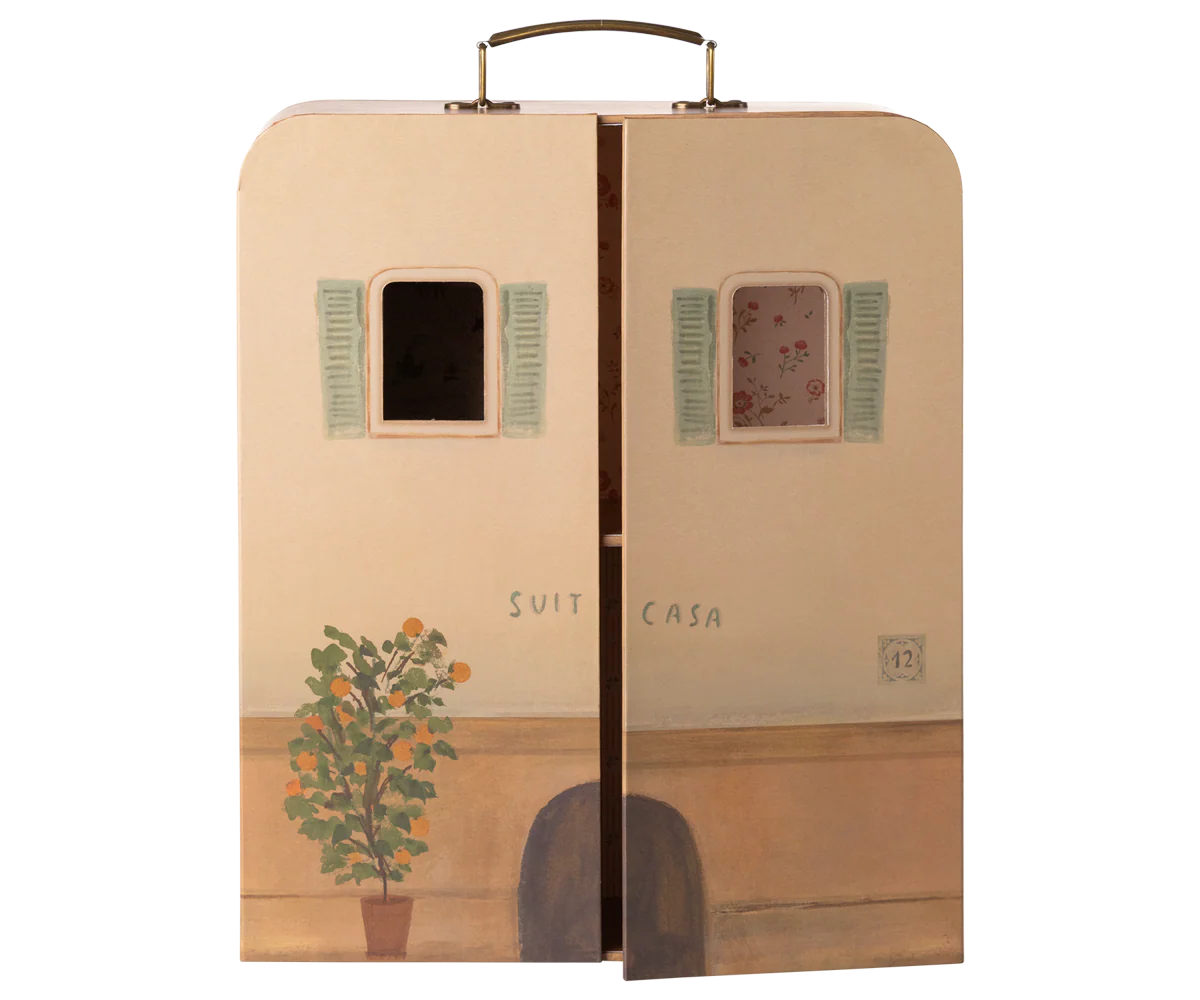 Maileg Suitcasa Little Sister & Brother Mouse
