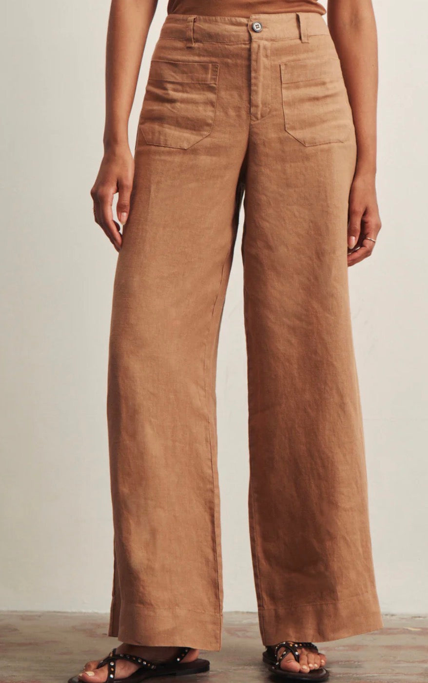 The Linen Marine Wide Leg