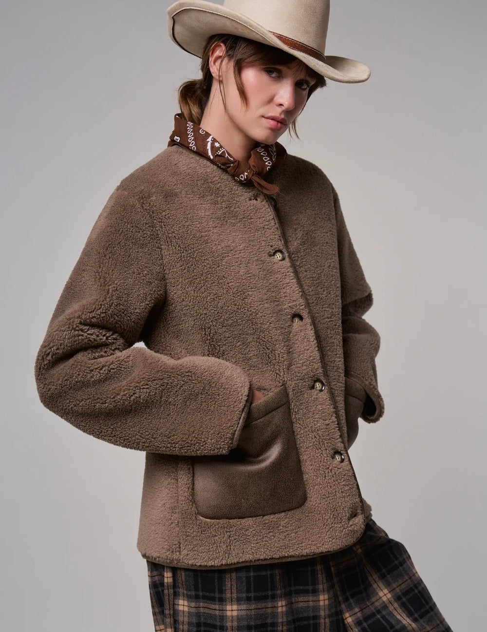 Faux Shearling Jacket