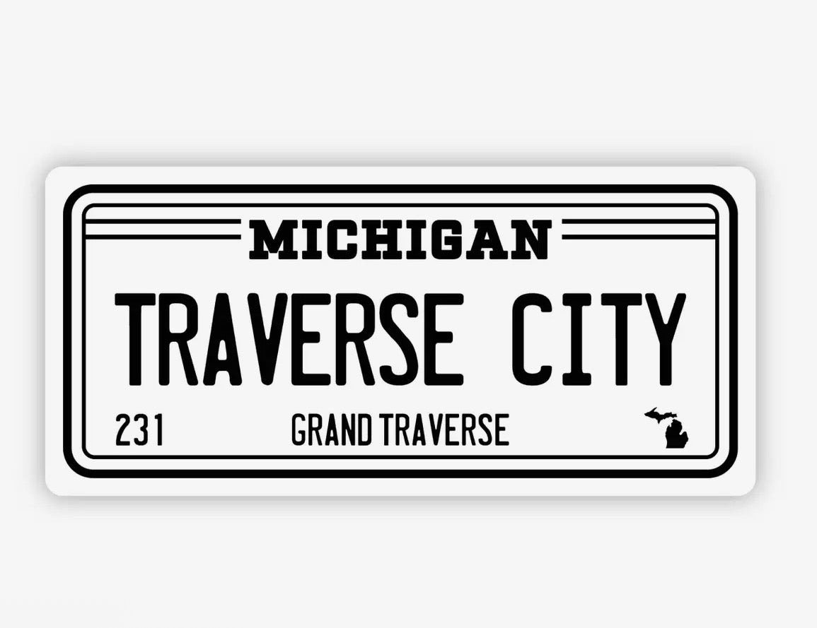 Traverse City License Plate