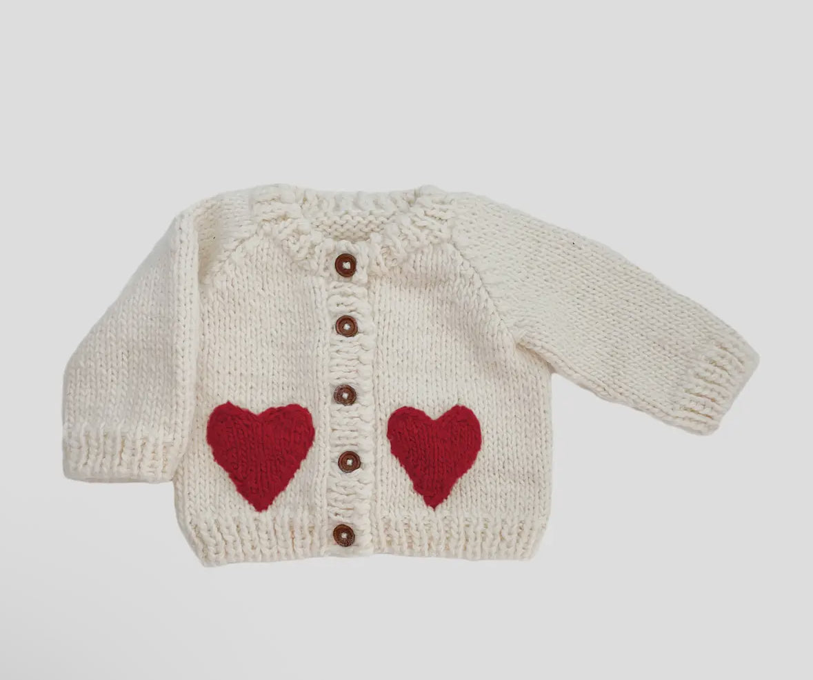 Blueberry Hill Heart Cardigan