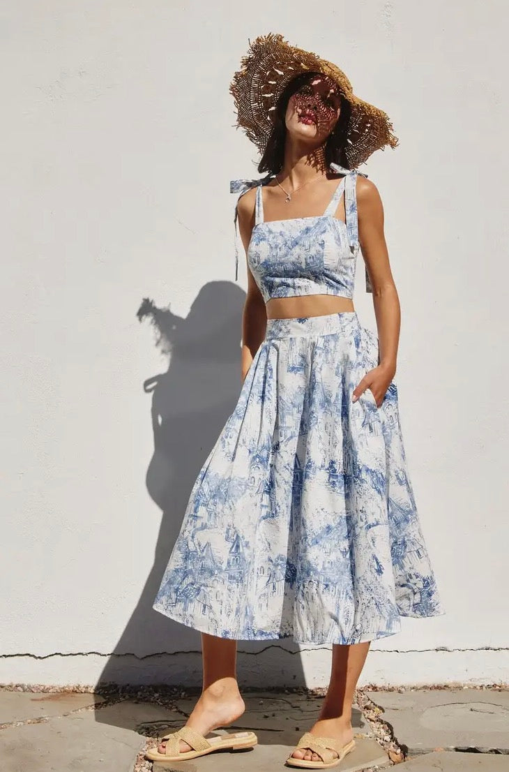 Coastline Midi Skirt