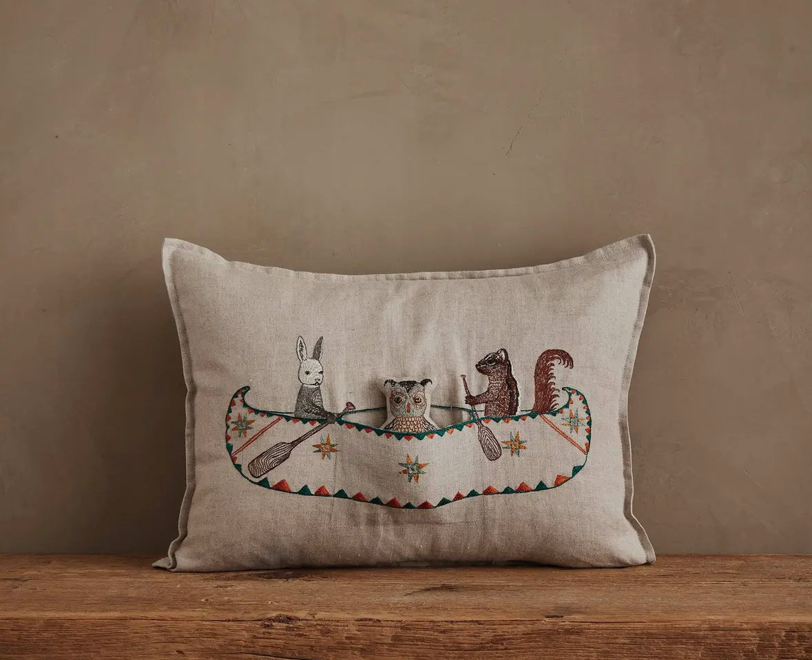 Coral & Tusk Friends Canoe Pocket Pillow