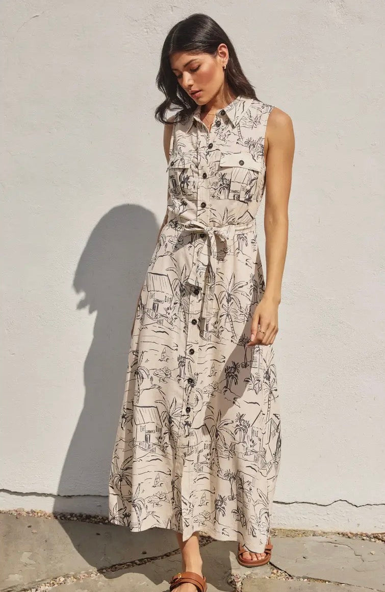 Sail Away Shirt Dress