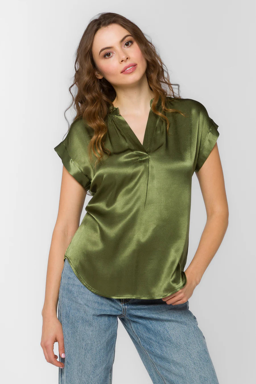 Huxley Short Cuffed Blouse