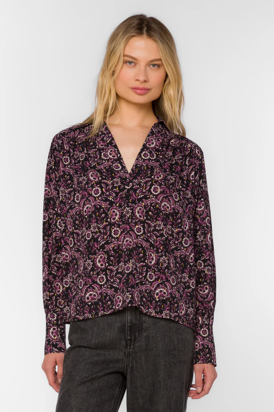 Beretta Long Sleeve Blouse