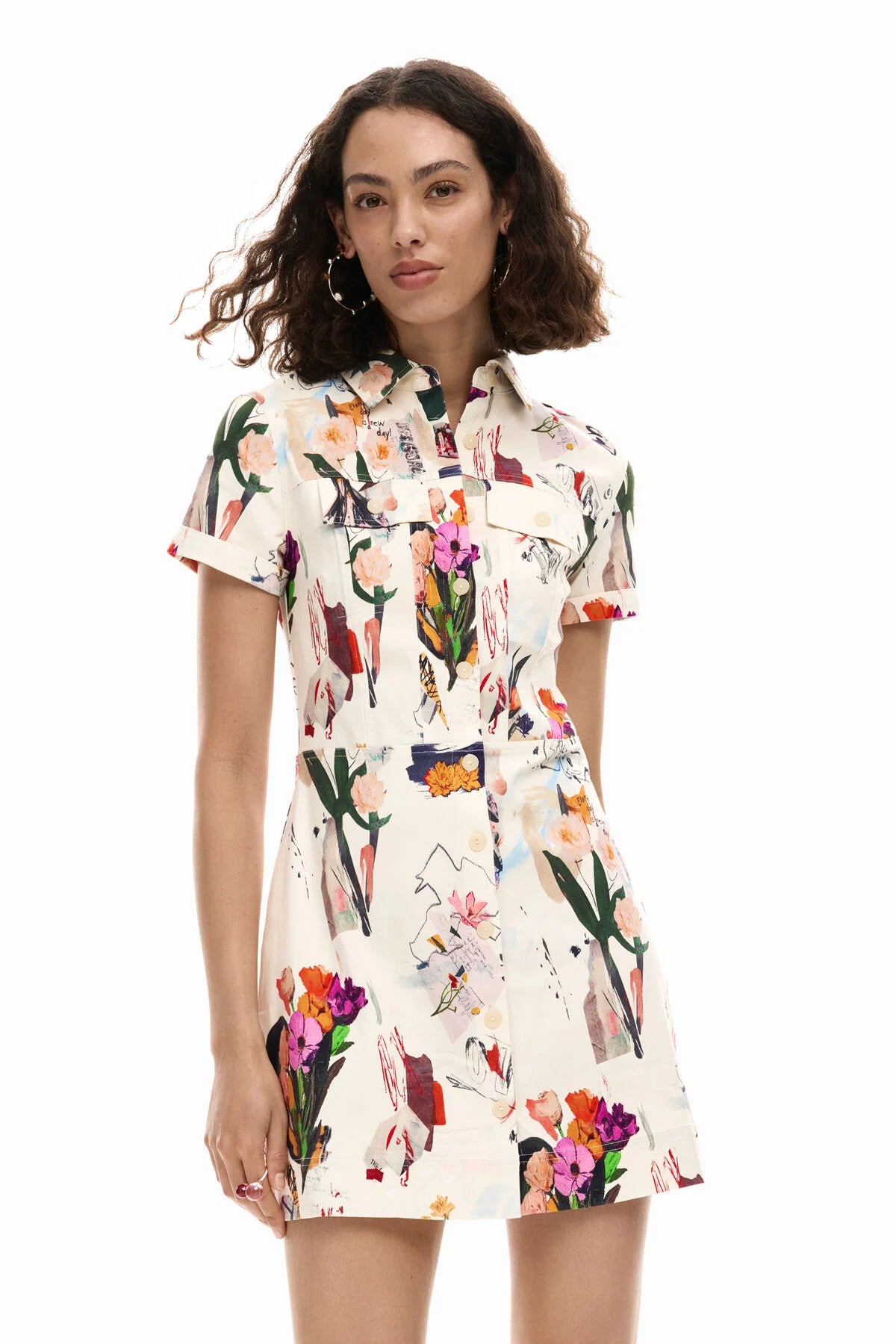 Desigual Collage Short Dress