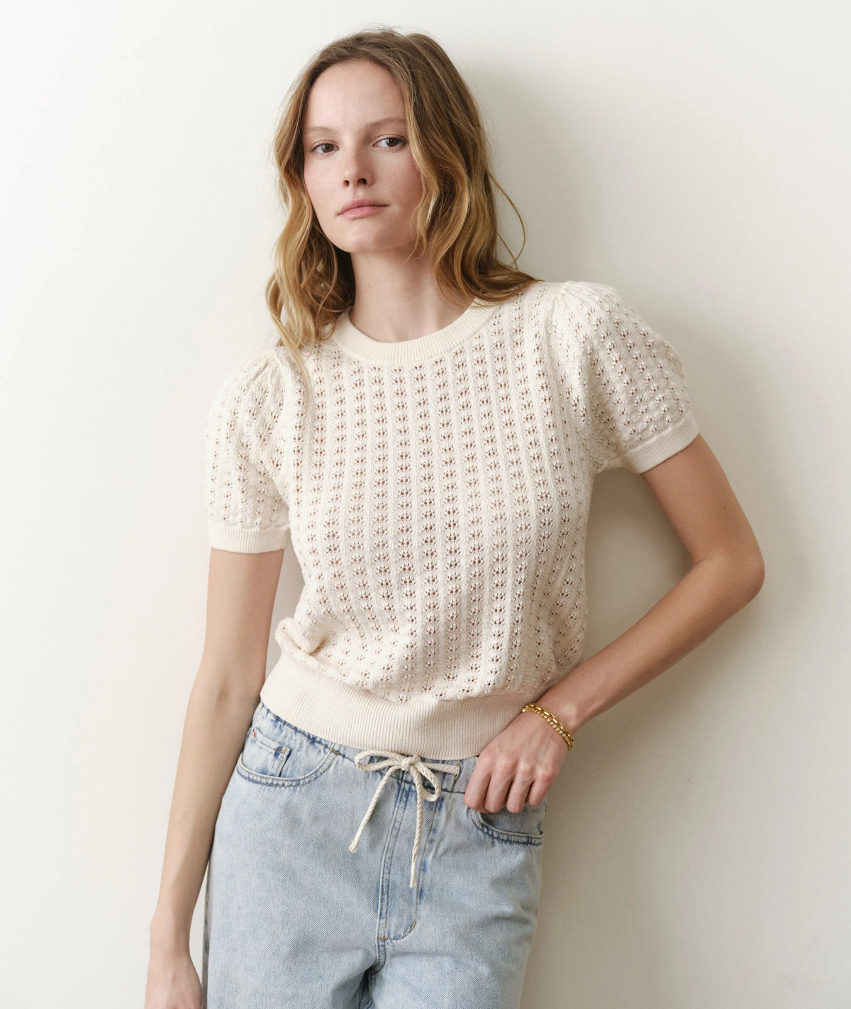 Marine Layer Ellie Puff Sleeve Sweater