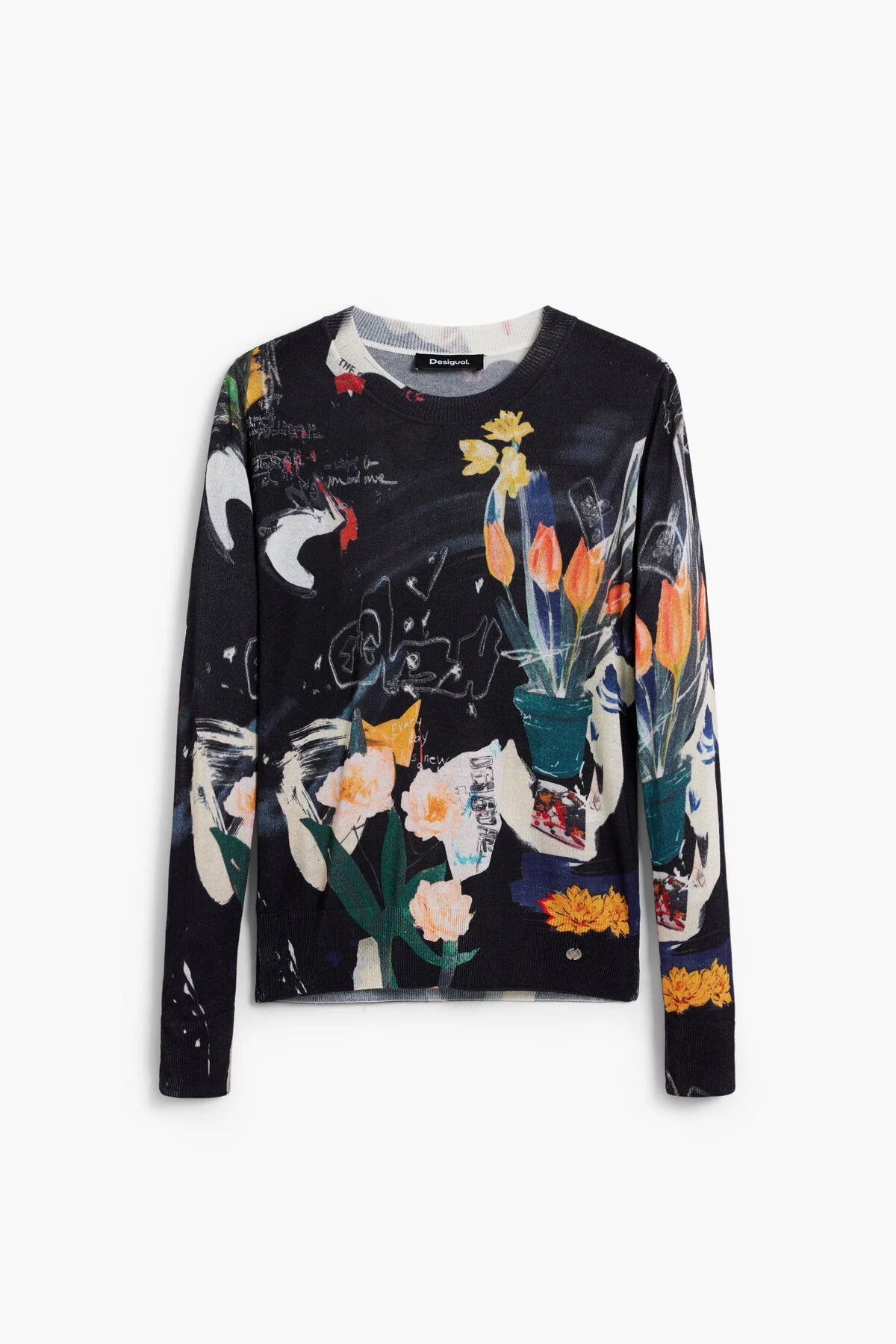 Desigual Thin Plants Sweater