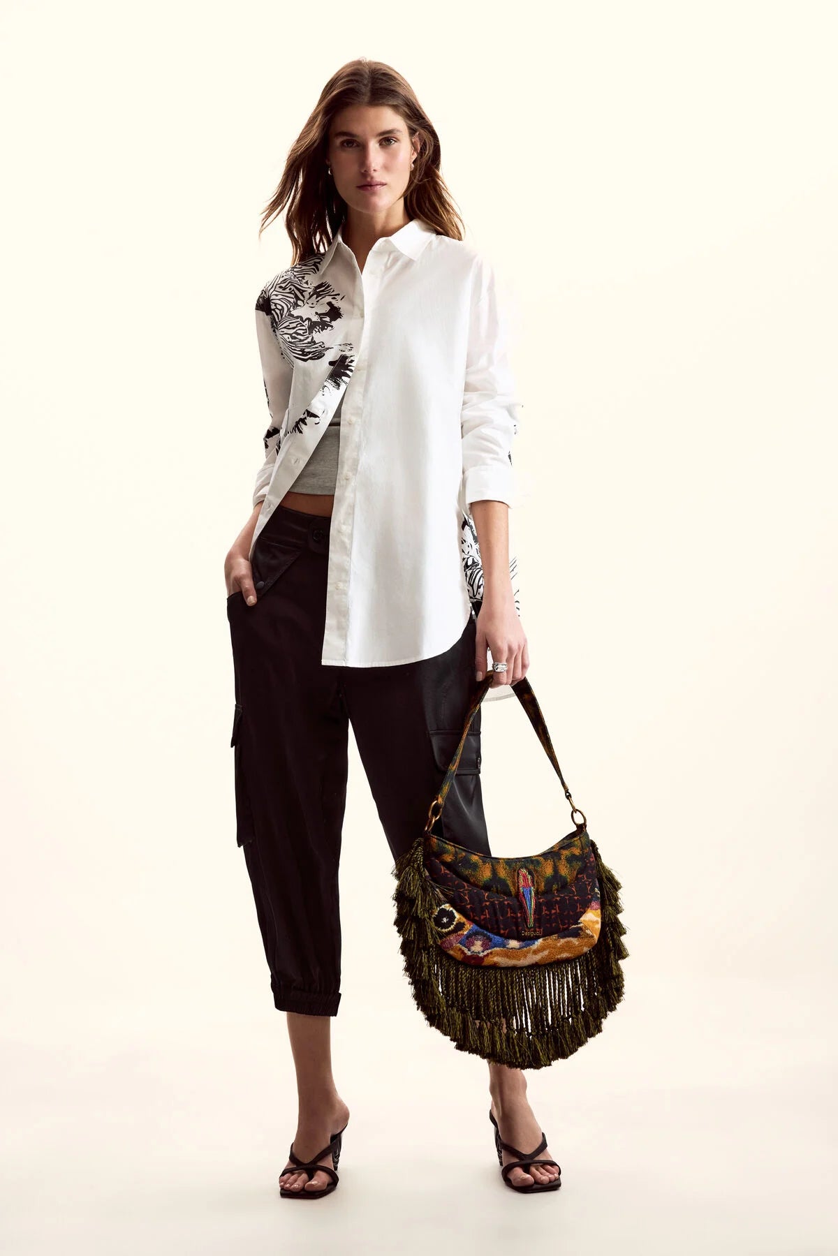 Desigual Lacroix Orchid Button Down