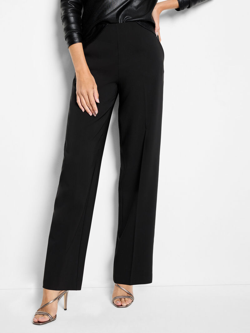 Black pants on a white background