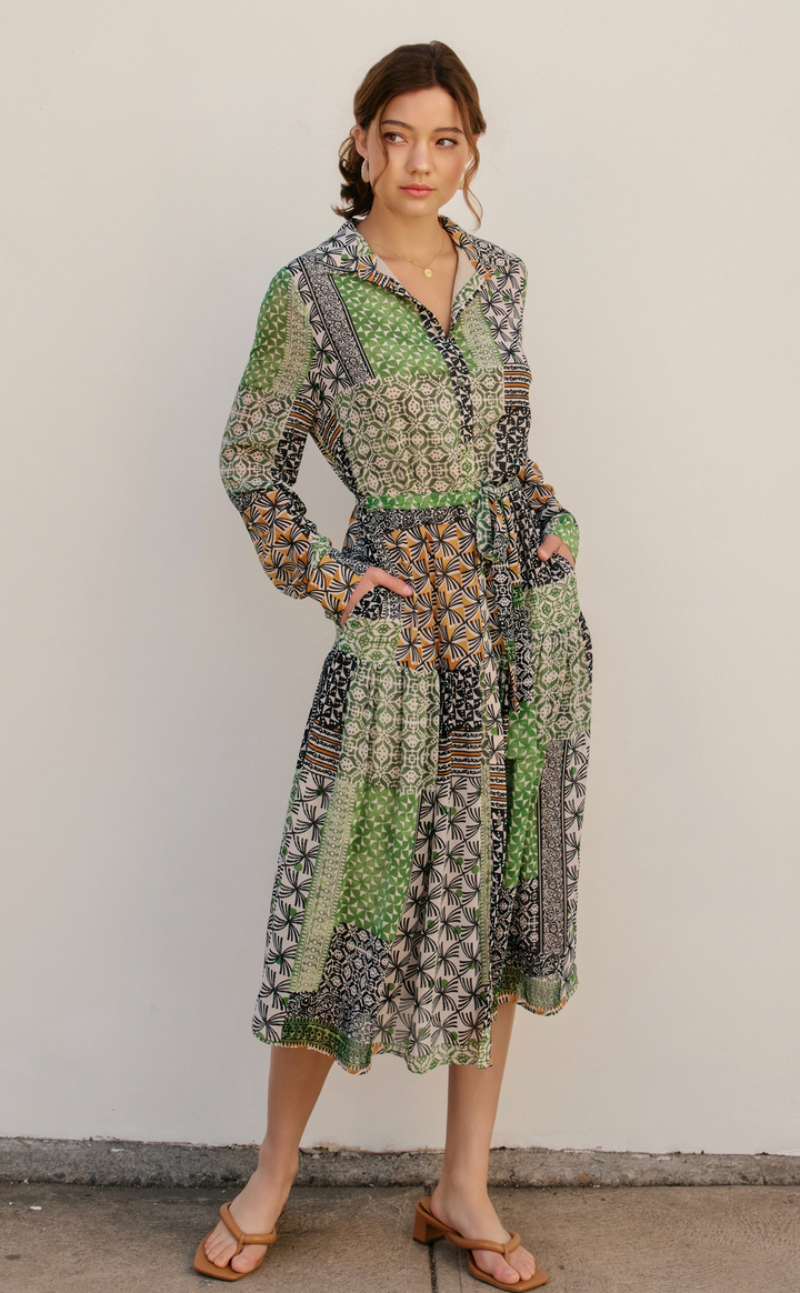 Zephyr Maxi Button Down Dress