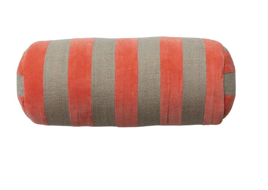Velvet & Jute Bolster