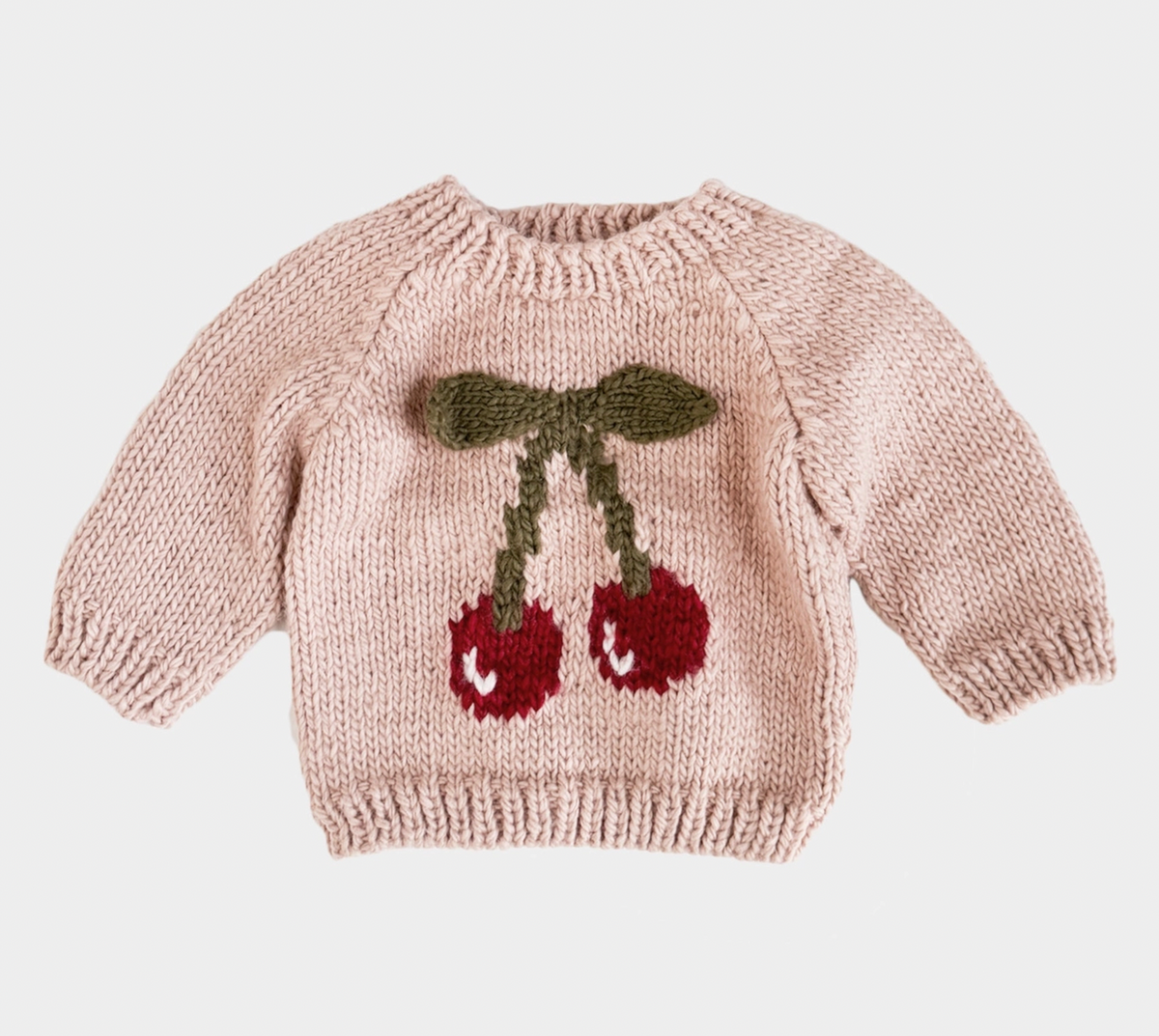 The Blueberry Hill Cherry Pullover Sweater