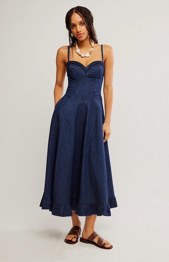 Free People Another Season Midi Dress