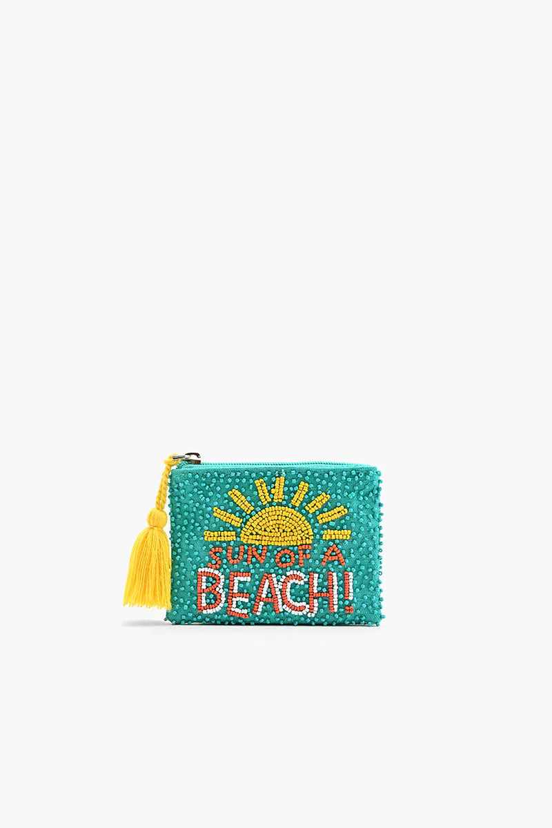 Sun of a Beach Coin Pouch