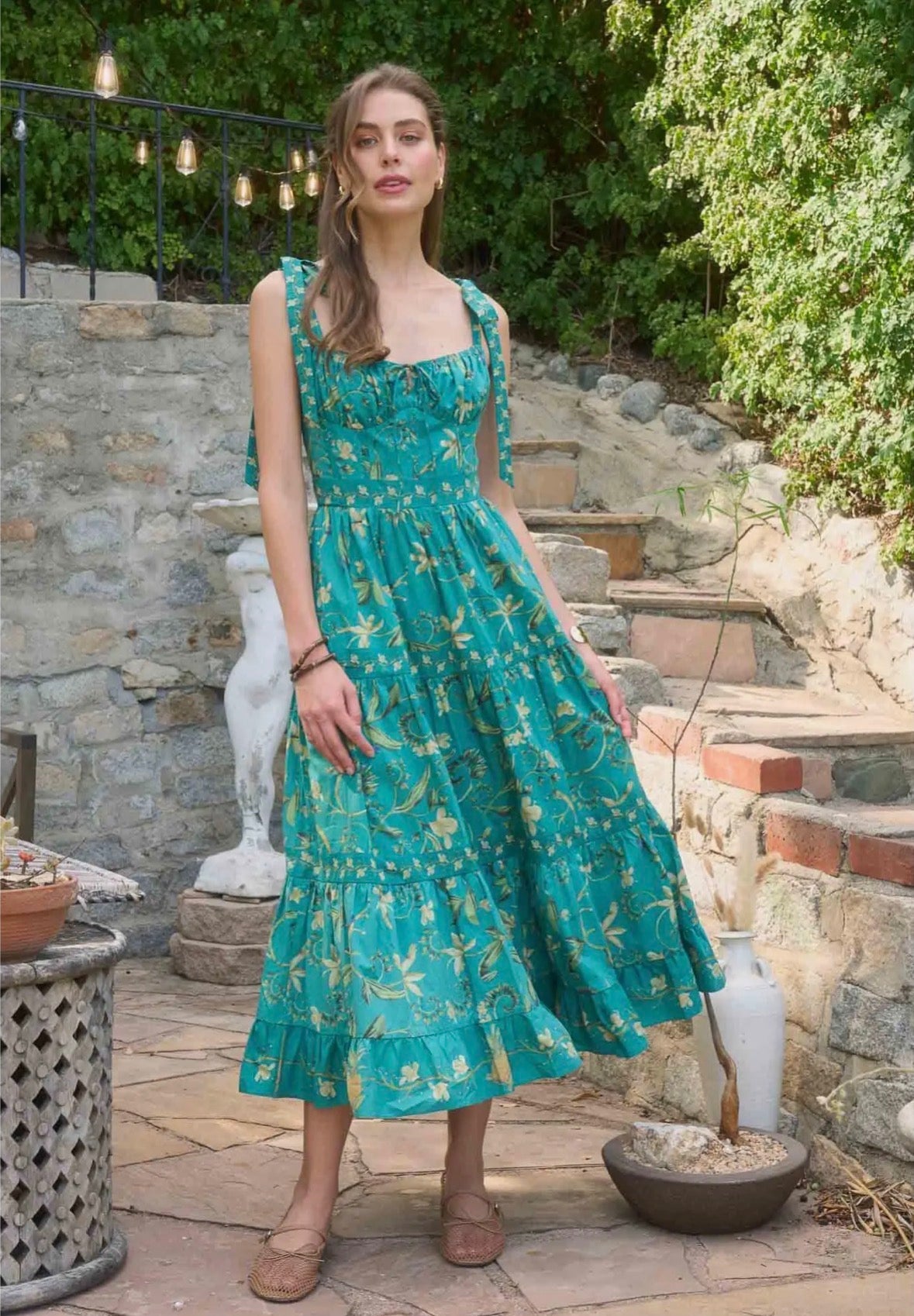 Adjustable Strap Midi Dess - Flea Boutiques