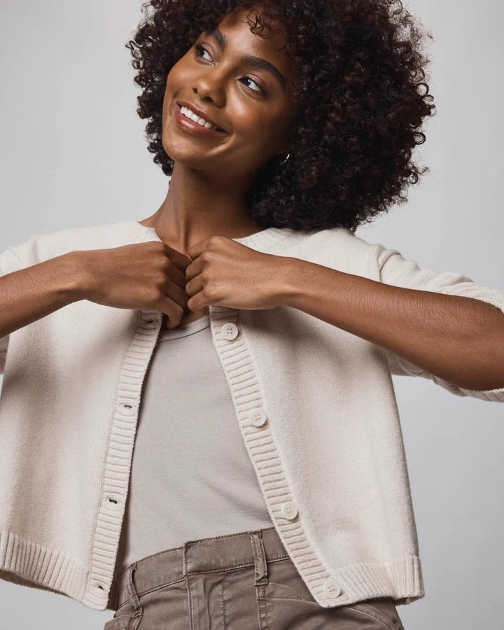 Amber Cropped Cardigan - Flea Boutiques