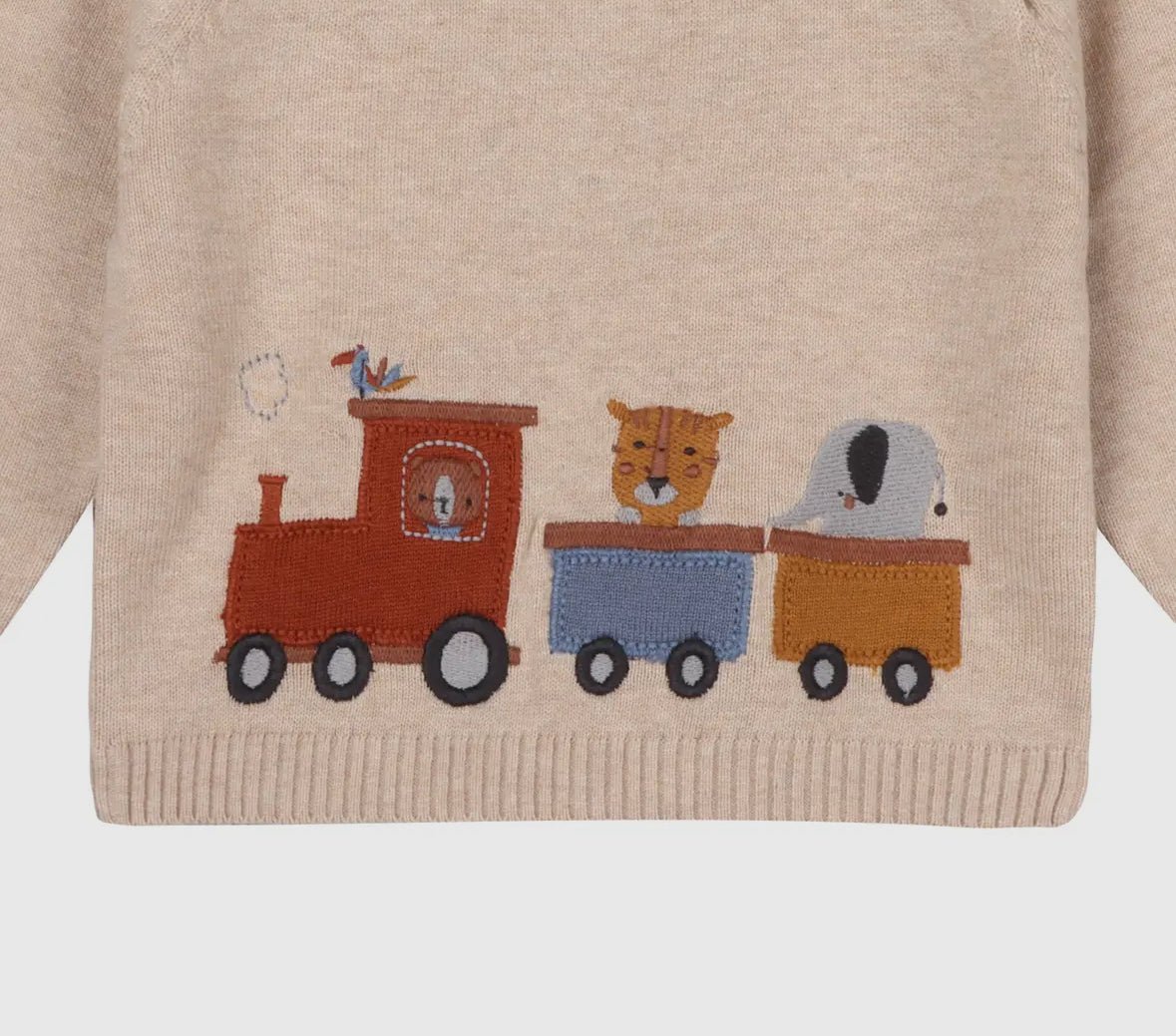 Animal Train Pullover - Flea Boutiques