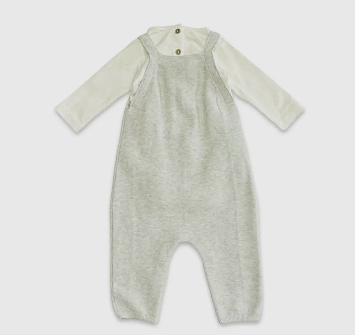Apple Embroidered Overalls - Flea Boutiques